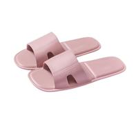Travel Slippers Shower Foldable Shoes Silent Slippers Portable Mules Comfortable Bathing Shoes Lightweight Shower Shoes Slip On Slippers Lovers Non-Slip Flip Flops Guest Slippers, pink, 9 UK