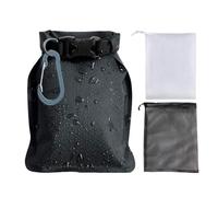 Travel Soap Bar Bag Case, Portable Soap Holder Container with Mesh Net and Carabiner, Waterproof - Leakproof Gym Bathing Accessories, Pouch Shower Friendly, Reusable Soaps Box, Includes 2 Foaming Nets