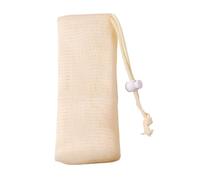 Travel Soap Case Exfoliating Mesh Soap Pouch Bubble Foam Net Soap Bag for Shower Soap Sack Pouch Soap Bag for Body Facial Cleaning Tool(Beige)