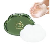 Travel Soap Sheets - 50pcs/box Portable Paper Soap Slices, Foaming Slit Soap Sheets for Outdoor Cleaning, Travel Essential for Camping, Hiking, Spa Backpack