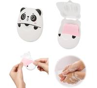 Travel Soap Sheets Portable Soap Flakes Backpacking Essentials Travel Wash Hand Foaming Soap On The Go Camping Accessories Hiking Eco Friendly Cleaning Products Panda Gifts
