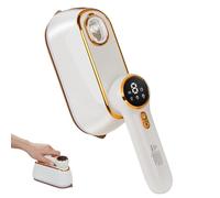 Travel Steam Iron for Clothes with LCD Display, Portable Steam Iron 1200W 4 Modes 10S Fast Heating Powerful Wrinkle Remover, Clothes Steamer for Home,