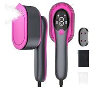 Travel Steamer for Clothes: 1200W Portable Handheld Travel Steamer with LED Display, 10S Fast Heating, 110ml Big Capacity, 2-in-1 Garment Mini Steamer Iron for Travel, Business, Home