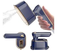 Travel Steamer for Clothes Portable Mini, 10s Fast Heat-Up Travel Iron - Compact Clothes Steamer with 180° Swivel Handle, Quick Wrinkle Remover for Home, College & On-the-Go Use(Blue)