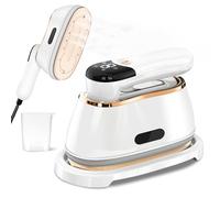Travel Steamer for Clothes,Senndio 1200W Powerful Handheld Steamer Iron, 10S Fast Heat Up, 110-240V Clothes Steamer with 180ml Detachable Tank, 2 in 1 Portable Iron, Travel Size for Travel Home
