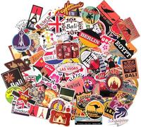 Travel Stickers Countries Cities Stickers suitcases Luggage Bags Vinyl Sticker Travel Scrapbooking laptops Decals Travel Tourism Berlin London Paris Brussels