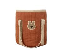 Travel Storage Bag Lightweight Diaper Bag Soft Splashproof Embroidered Rabbits Large Capacity Mom Cotton Bags Mom