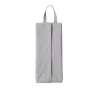 Travel Storage Bag Washed Cloth 16.7x10x2.4cm Multi Compartment Portable | Comfortable handle sleek modern design fits socks underwear cosmetics keeps essentials organized travel-friendly robust