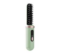 Travel Straightener Brush - Portable Wireless Fast Heating Styling Tool - Heating Comb Hair Straightener - For Daily Travel Vacation