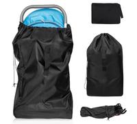 Travel Stroller Bag for Airplane Pram CoverBuggy Travel Bag Waterproof Gate Check Bag PushchairCover Storage Bag for Baby Kid Infant Stroller Large Portable Car Baby Stroller Coverwith Hand Strap