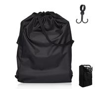 Travel Stroller Bag, Portable Pram Bag for Airplane, Portable Universal Stroller Bag, Waterproof Stroller Travel Bag for Airplane, Suitable for Stroller, Equipped with a Baby Stroller Bag Hook, Black