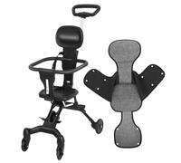 Travel Stroller for Airplane, One Click Fold, High Landscape Seat