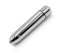 Travel Strong Shock Small Bullet Tool 10 Modes Waterproof Bullet Rod Silicone Soft Toys for Women Pleasure, Personal Bullet Setting Powerful Mini Stick for Women Men, Delivery Fast (Silver)