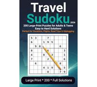 Travel Sudoku: 200 Large Print-Print Puzzles for Adults & Teens