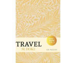 Travel Sudoku - Easy to Hard - 120 Puzzles: Sudoku Book for Adults A5 - Small Pocket Size & Large Print - Easy, Medium & Hard - Beautiful Vintage ... Morris - One Puzzle Per Page (Mixed Sudoku)