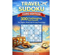 Travel Sudoku: Hard Edition: 300 Challenging 9×9 Puzzles for Flights, Road Trips & Long Travel Days