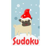 Travel Sudoku with Cute Christmas Dog on Cover 160 Hard Puzzles: Perfect Christmas gift and Stocking Stuffer for Sudoku Puzzle Lovers!