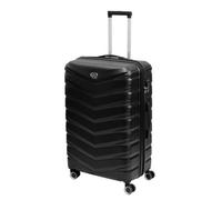 UNIQUE HOME LIVING Suitcase Large 28-Inch Cabin Suitcase, Hard Shell ABS Expandable Travel Luggage with 8 Spinner Wheels, Lightweight Durable High Capacity Cabin Bag with Lock, Denver - Black