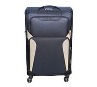 Travel Suitcase 32" Black Brown Extra Large Luggage Eva 600 Trolley 8-Wheel
