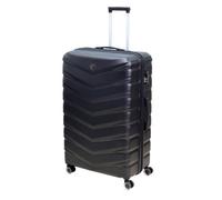 Travel Suitcase 32" Denver Black Expandable Extra Large Luggage Trolley 8-Wheel