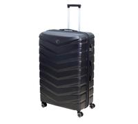 UNIQUE HOME LIVING Suitcase Extra Large 32-Inch Cabin Suitcase Trolley, Hard Shell ABS Expandable Travel Luggage with 8 Spinner Wheels, Lightweight Durable High Capacity with Lock, Denver - Black