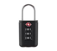 Travel suitcase cable lock: TS recognized combination luggage lock, 2.6x1.1x0.51 inch resettable stainless steel digit security security | in the bowl