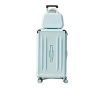Travel Suitcase Set,Luggage Sets 2 Piece,PVC Suitcase with Spinner Wheels, Durable Luggage Sets Carry On Luggage Suitcase Set for Women Men (Green2 24in)
