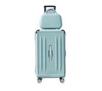 Travel Suitcase Set,Luggage Sets 2 Piece,PVC Suitcase with Spinner Wheels, Durable Luggage Sets Carry On Luggage Suitcase Set for Women Men (Green2 24in)