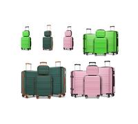 Travel Suitcase with 360° Spinner Wheels and TSA Locks: 20 Inch Suitcase /Apple Green