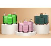 Travel Suitcase with 360° Spinner Wheels and TSA Locks: 24 Inch Suitcase /Apple Green