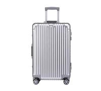 Travel Suitcases with Wheels All Aluminum Magnesium Alloy Trolley Case Aluminum Alloy Suitcase Metal Suitcase Portable Suitcase Travel Suitcase Multifunctional Suitcase (Color : I, Taille Unique : 2
