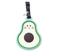 Travel Tag for Suitcases - Premium Silicone Suitcase Label Cartoon, Bend Resistant Material Reinforced Strap | Identity Card Insert Hidden Cover Personal Details Waterproof Soft Touch Design Daily Use