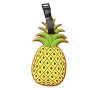 Travel Tags for Luggage - Cartoon Luggage Tags Soft Silicone Waterproof Suitcase Identification Labels, Hidden Contact Information Flap, Adjustable Strap Attachment | Ideal Size