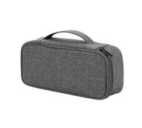 Travel Tech Pouch, Multi Functional Digital Accessories Organizer Charger Storage Bag, Electronics Accessories Travel Organizer Case for Cable Charger Earphone Power Bank (Deep Grey)
