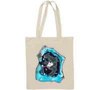 Travel The World Bora Bora Island from Space Natural Cotton Tote Bag White