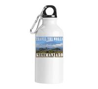 Travel the world Kilimanjaro Tourist Water Bottle White