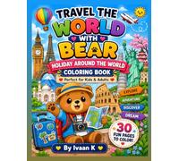 Travel the World with Bear: Holiday Around the World Coloring Book