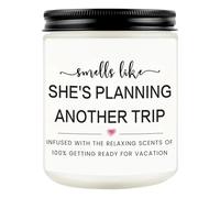 Travel-Themed Soy Scented Candle, Travel Gifts for Women and Man，Retirement Present Candle Candles, for Travelers for Journey Memories，Gifts for Coworkers