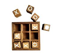 Travel Tic TAC Toe Game Strategy Board Games for Adults Home Party Favor, Style B