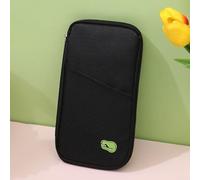 Travel Ticket Holder and Document Organizer Lightweight Design for Easy Carrying for All Your Travel Needs (Is black)