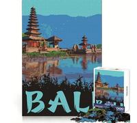 Travel to Bali 1000-piece Puzzle for Teenagers Memory Skill Mind Soothing Fun Clean Edges Thoughtful Gift (50x75cm)