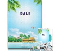 Travel to Bali Indonesia Jigsaw Puzzles for Teenagers,Help The Brain Exercise Addictive Toys to Cultivate Patience A Work of Art 38x26cm