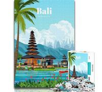 Travel to Bali Jigsaw Puzzles for Teenagers,Help The Brain Exercise Addictive Toys to Cultivate Patience A Work of Art 38x26cm