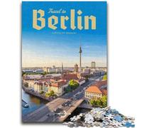 Travel to Berlin Jigsaw Puzzles for Adults 1000 Jigsaws, Challenging Game for Is Ideal As A Gift for The Whole Family 1000pcs (50x75cm)