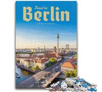 Travel to Berlin Jigsaw Puzzles for Adults 1000 Jigsaws, Family Entertainment Toys Is Ideal As A Gift for The Whole Family 1000pcs (26x38cm)
