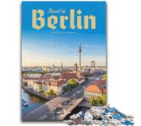 Travel to Berlin Jigsaw Puzzles for Adults 1000 Jigsaws, Family Entertainment Toys Is Ideal As A Gift for The Whole Family 2000pcs (70x100cm)