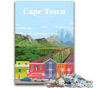 Travel to Cape Town Jigsaw Puzzles for Teenagers 1000 Pieces, Perfect for Game Nights, Colorful Toy for Home Gift 2000pcs (70x100cm)