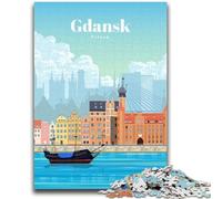 Travel to Gdansk 1000 Pieces Jigsaw Puzzles for Adults And Teens, for 14+ Train Your Brain And Your Hands Christmas Game Gifts 1000pcs (50x75cm)