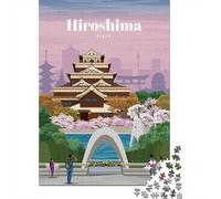 Travel to Hiroshima, Classic Jigsaw Puzzle, 1000 Pieces, 38x26cm/1000pcs