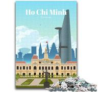 Travel to Ho Chi Minh City Jigsaw Puzzles for Adults 1000, Educational Games Home Decoration Unique Home Decor And Gifts 1000pcs (50x75cm)